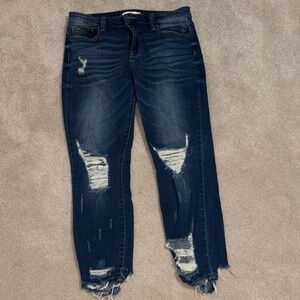 NWOT Distressed Blue Women's Jeans